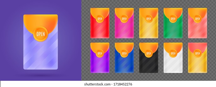 Money reward letter isolated on transparent background