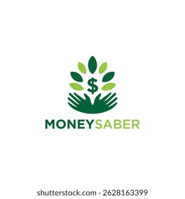 Money Saber Logo Design Symbols Vector