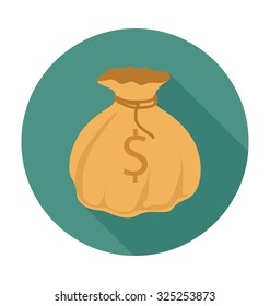 
Money Sack Colored Vector Illustration
