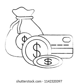 money sack design 