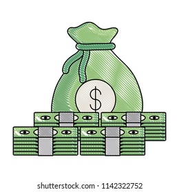 money sack design 