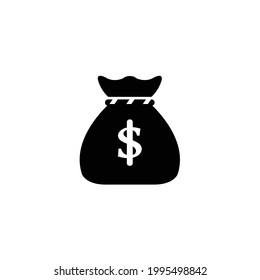 Money sack icon, eps 10