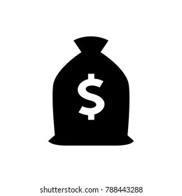 money sack icon illustration isolated vector sign symbol 