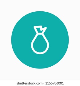 money sack icon vector