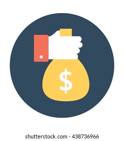 Money Sack Vector Icon