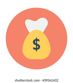 Money Sack Vector Icon