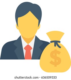Money Sack Vector Icon