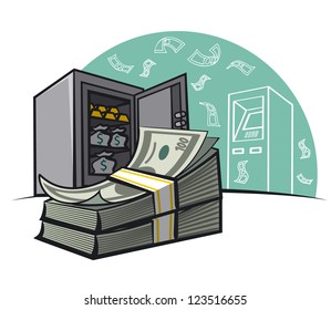 money and safe
