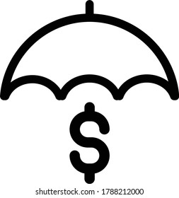 ahorro de dinero icono plano aislado en fondo blanco