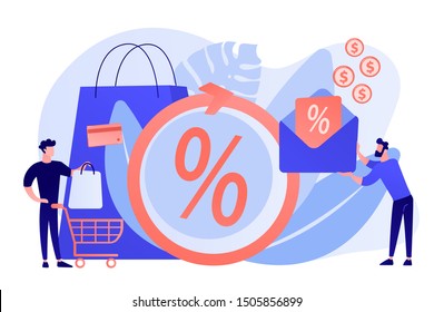 Money saving. Cashback service. Cost transfer. Online payment and reward. Rebate program, mail-in rebate method, make your money back concept. Bright vibrant violet vector isolated illustration