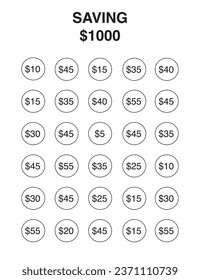 Money Saving Challenges, 30 days 