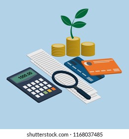 Money saving concept.