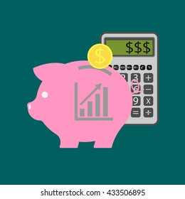 Money saving concept