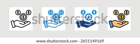 Money Saving Icon Collection Set Multiple Style