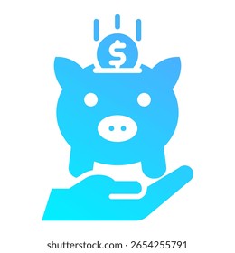 Elemento De Ícone De Economia De Dinheiro Para Design