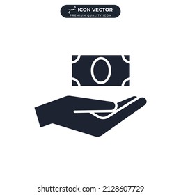 plantilla de símbolo de icono de ahorro de dinero para el logotipo de colección de diseño gráfico y web ilustración vectorial