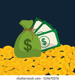 money saving and investment icon vector illustration graphic design