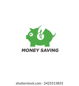 Money Saving Logo Vector Templates