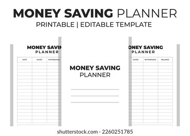 Money Saving Planner KDP Interior