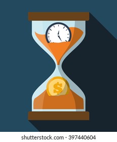 Money savings and coins design, vector illustration