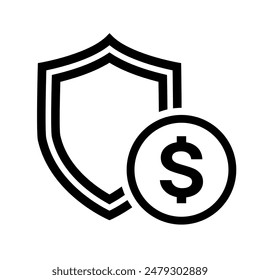 Money savings and finance vector linear icons set. Isolated icon collection such as money, dollar, currency, coins, hand, credit card, finance and more. Isolated icon collection of money related.