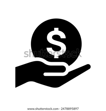 Money savings and finance vector linear icons set. Isolated icon collection such as money, dollar, currency, coins, hand, credit card, finance and more. Isolated icon collection of money related.