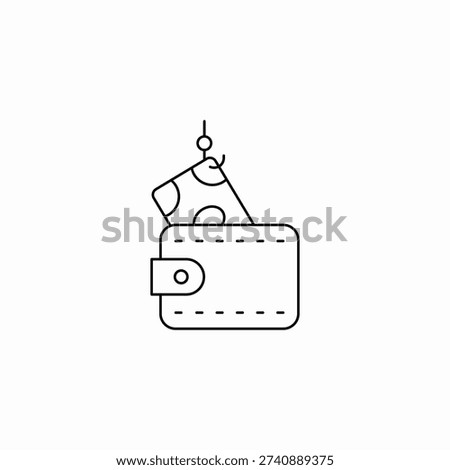 money scam icon sign vector