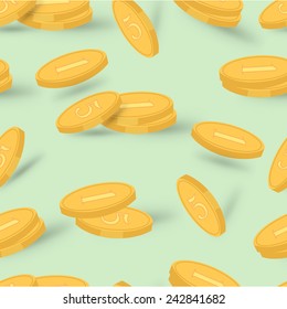 Money seamless pattern background. Great for your design