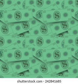 Money seamless pattern background. Great for your design