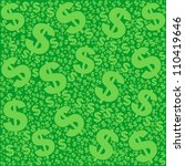 money seamless pattern. Vector illustration