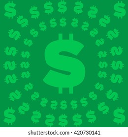 money seamless pattern. Vector illustration
