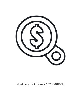 money search vector icon