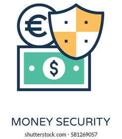 Money Security Vector Icon