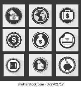money set icons design, vector illustration eps10 graphic 