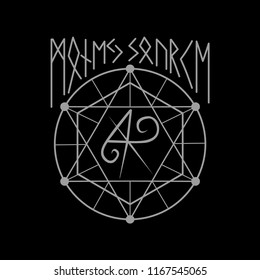 money sigil on pentagram
