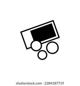 Money sign icon isolated on white background. Graphical symbol modern, simple, vector, icon for website design, mobile app, ui. Vector Illustration