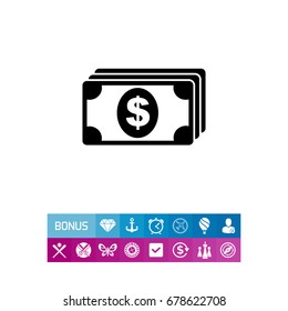 Money simple icon