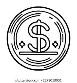 Money Simple Icon. Vector Illustration. 