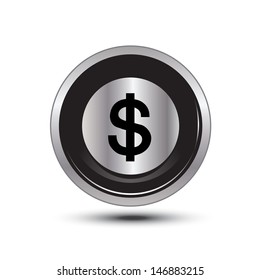 Money single button aluminum for use