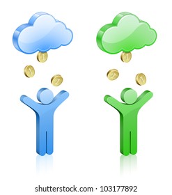 Dinero del cielo. Haciendo dinero con la nube