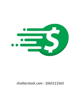 Money Speed Logo Icon Design