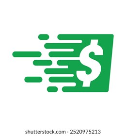 Money Speed Logo Icon Design
