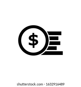 Money Stack Icon Design Template Eps 10