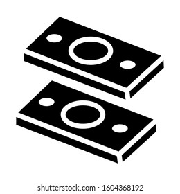 money stack icon isolated sign symbol vector illustration - Collection of high quality black style vector icons
