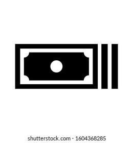 money stack icon isolated sign symbol vector illustration - Collection of high quality black style vector icons
