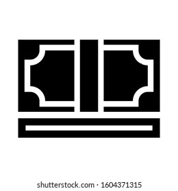 money stack icon isolated sign symbol vector illustration - Collection of high quality black style vector icons
