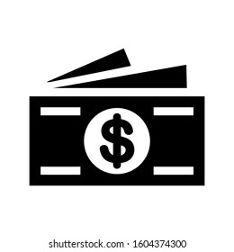 money stack icon isolated sign symbol vector illustration - Collection of high quality black style vector icons
