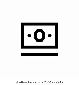 money stack icon sign vector