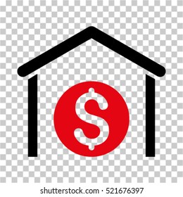 Money Storage icon. Vector pictograph style is a flat symbol, color, chess transparent background. Designed for software and web interface toolbars and menus.