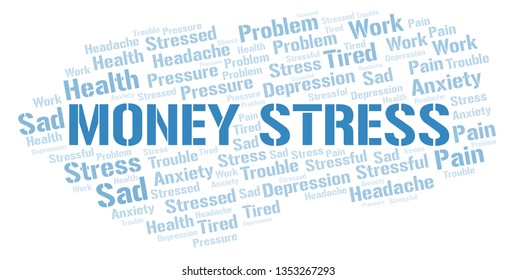 Money Stress word cloud.